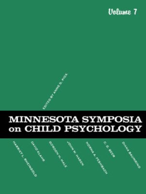 cover image of Minnesota Symposia on Child Psychology